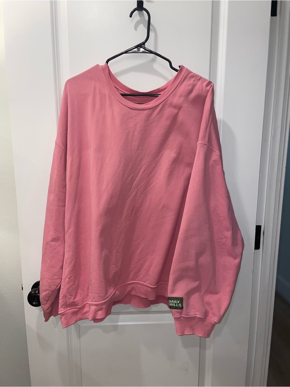 Daily Drills Pink Crewneck Sweatshirt